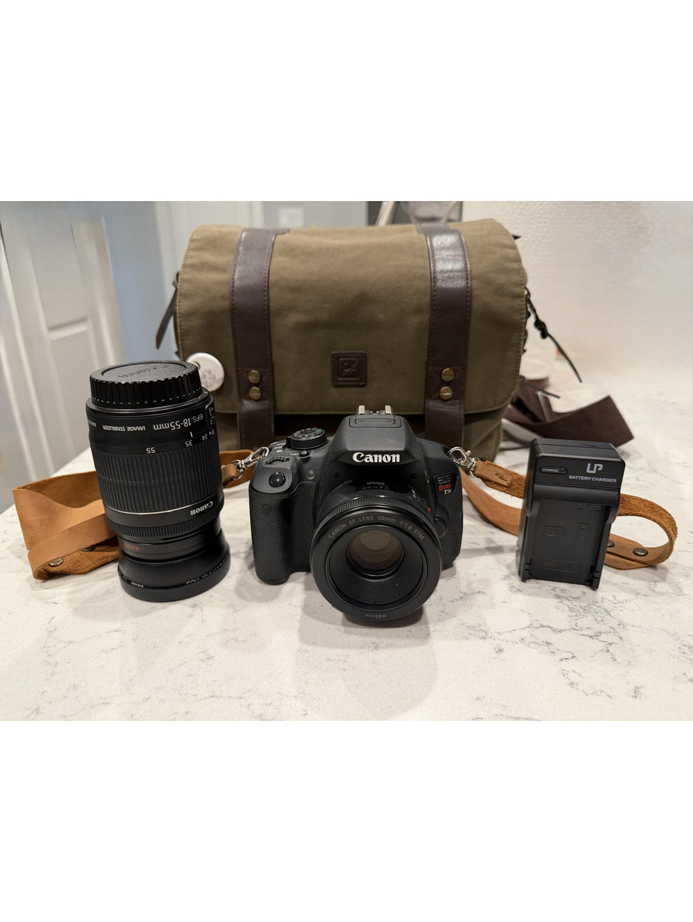 Canon EOS Rebel T5i Camera with 2 Lenses